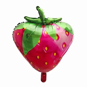 Hot sale fruit theme aluminum foil balloons orange/lemon/bananas/watermelon ect shaped balloon