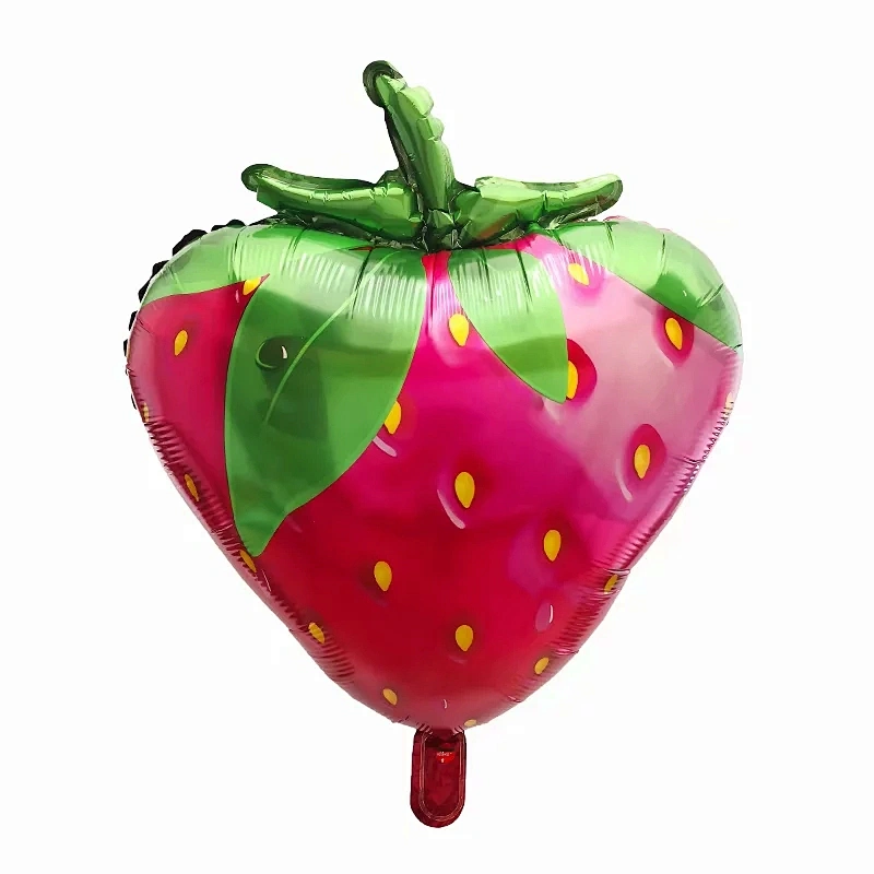 Hot sale fruit theme aluminum foil balloons orange/lemon/bananas/watermelon ect shaped balloon