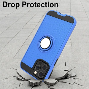 Fashion design 2 in 1 mobile phone back covers ring case for Motorola G Fast G8 G9 Power Lite 2020