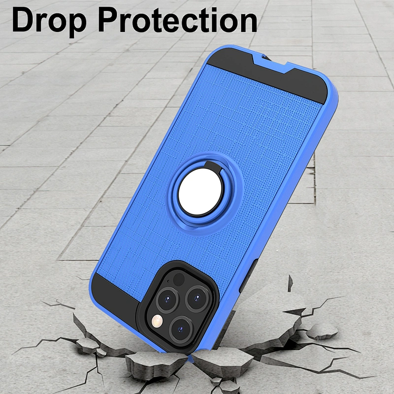 Fashion design 2 in 1 mobile phone back covers ring case for Motorola G Fast G8 G9 Power Lite 2020