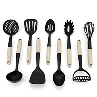 High Quality Cooking Tools Nylon Modern Kitchen Utensils Best Selling Kitchen Gadgets Fresh Series Nylon Slotted Spoon