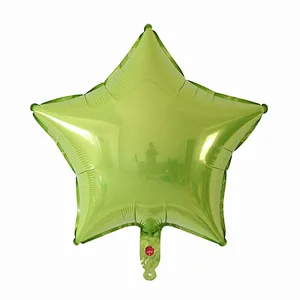 Multiple Color 18 inch Plain Pure Star Shaped Foil Helium Balloons Birthday Party Decorations