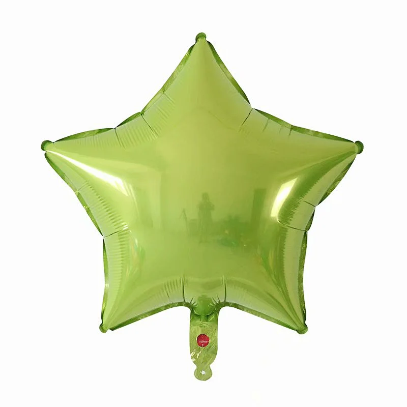Multiple Color 18 inch Plain Pure Star Shaped Foil Helium Balloons Birthday Party Decorations