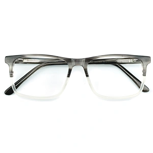 PH2227 Newest trend square acetate full rim black optical eye glasses frames ready goods