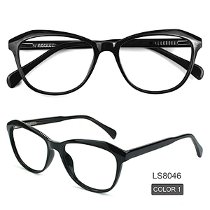 2021 Amazon Popular Transparent Acetate Designer Eyeglasses Frames Glasses Computer Glasses Anti Blue Light Optical Glasses