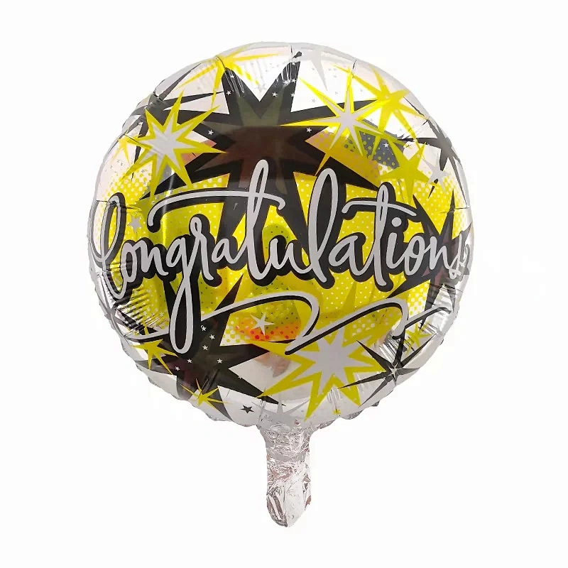 Hot Sale 18 Inch Square Shape Party Decoration Foil Balloon Graduation Balloons Manufactures