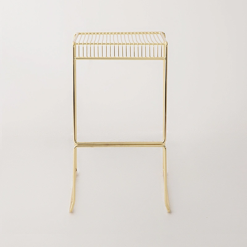 Metal wire stool