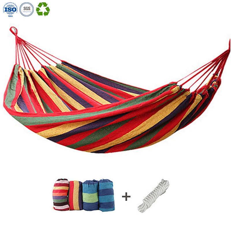 Double and Single Travel Lightweight Cotton Hammock Camping