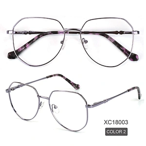 2021 Latest Quality China Wholesale Optical Frame Extra Big Frame Metal Eyeglasses for fashion people