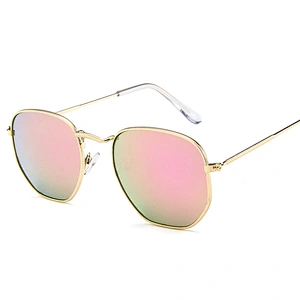 Classic High End Sunglasses Men Driving Sun Glasses Metal Mirror Eyewear Male