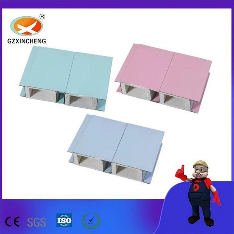 Material de construcción incombustible Panel sándwich de magnesio y vidrio para hospitales