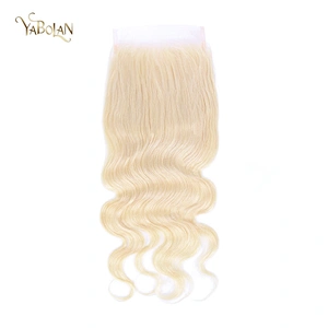 Virgin Hair Blonde 5x5 Lace Closure Body Wave