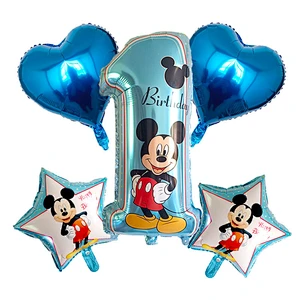 Hot Selling Cartoon Mickey Minnie Foil Balloons Helium Balloon Boy and Girl Globos Birthday Baby Shower Party Decoration Balloons