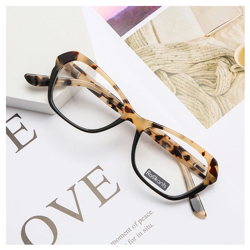 Wholesale round classic acetate optical eyeglasses frame customizable eyeglass frames