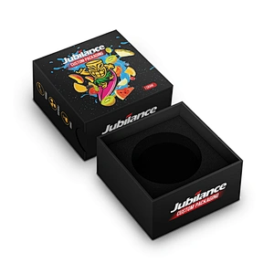 Custom 3/5/7/9ml mini cbd wax oil glass concentrate container wax glass jar packaging box