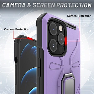 2023 New Design Mobile Back Cover 360 Ring Holder Cell Android Phone Case For iPhone 11 12 Pro Max Mini