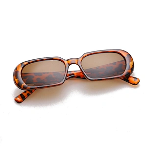 Retro style oval frame sun glasses ins fashion personality small frame eyewear glasses sunglasses