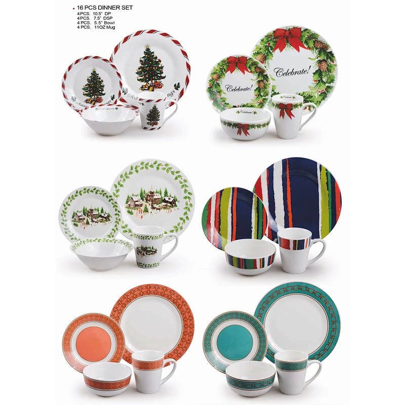 PORCELWARE DINNER SETS