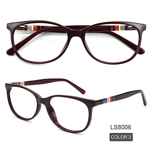 Stylish Round Acetate Eyeglasses Blocking Basic Anti Blue Light Blocker Glasses Oversized Frame