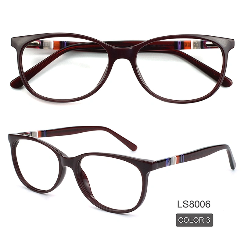 Stylish Round Acetate Eyeglasses Blocking Basic Anti Blue Light Blocker Glasses Oversized Frame