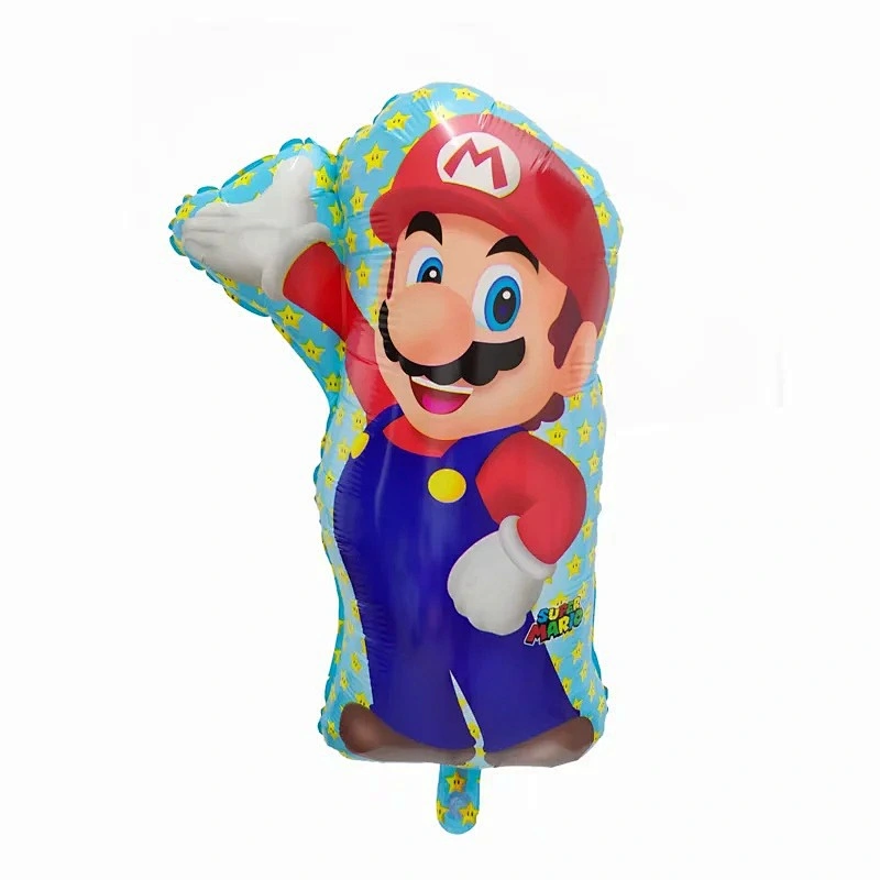 Mario Foil Helium Balloons Super Mary Cartoon Balloons Kids Toy Birthday Party Decoration Cartoon Character Theme Balloons