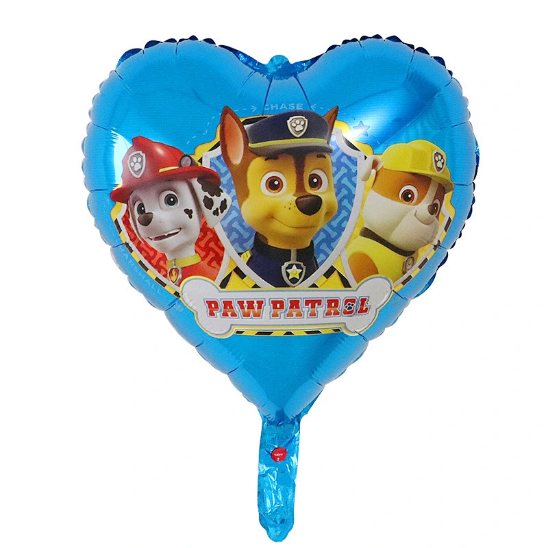 Cartoon Dog Patrol Paw Globos Aluminum Foil Balloon Children Kids Toy Birthday Party Baby Shower Decoration Balloon