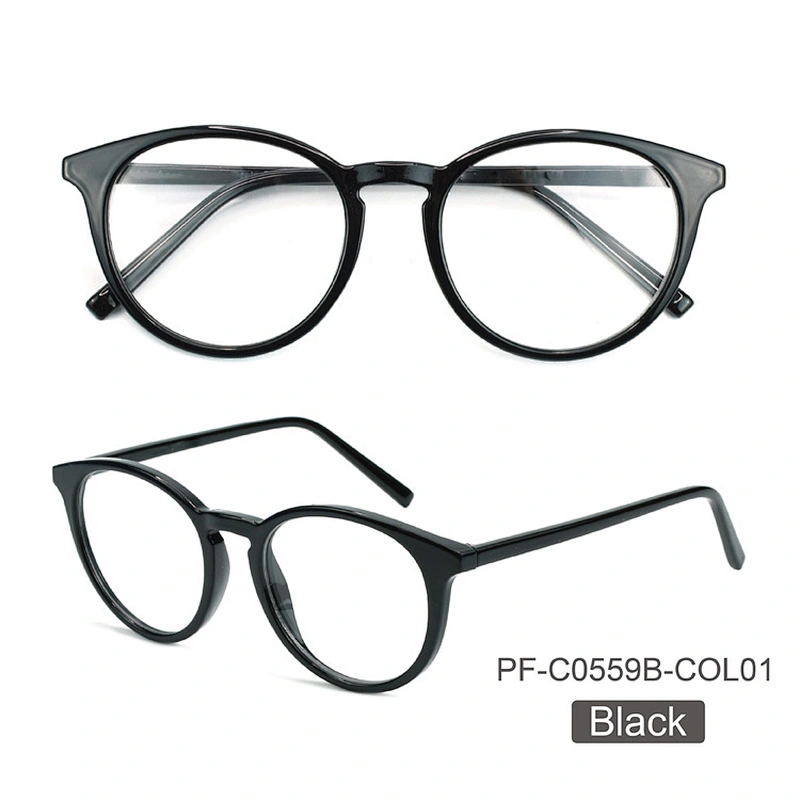 Hot sale Optical Frame Round Eyeglasses Frame Trendy Unisex Designer CP Frame