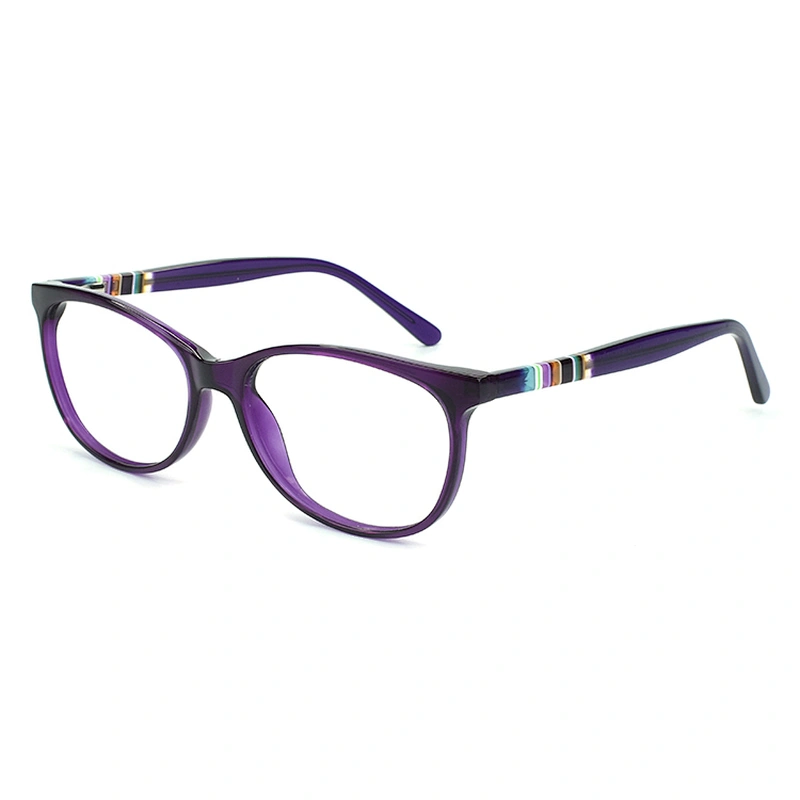 Stylish Round Acetate Eyeglasses Blocking Basic Anti Blue Light Blocker Glasses Oversized Frame
