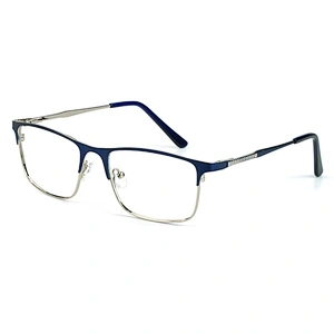 Multi color fashion design metal frame optical eyeglasses square lens gentleman dress