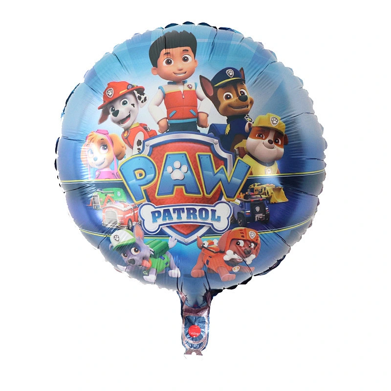 Cartoon Dog Patrol Paw Globos Aluminum Foil Balloon Children Kids Toy Birthday Party Baby Shower Decoration Balloon