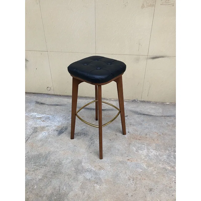 Wood bar stool