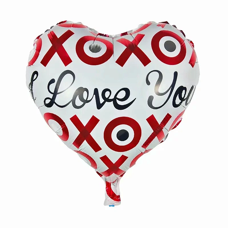 18inch heart shape i love you Te Amo helium foil balloons globos Valentine's Day wholesale balloons party wedding decoration