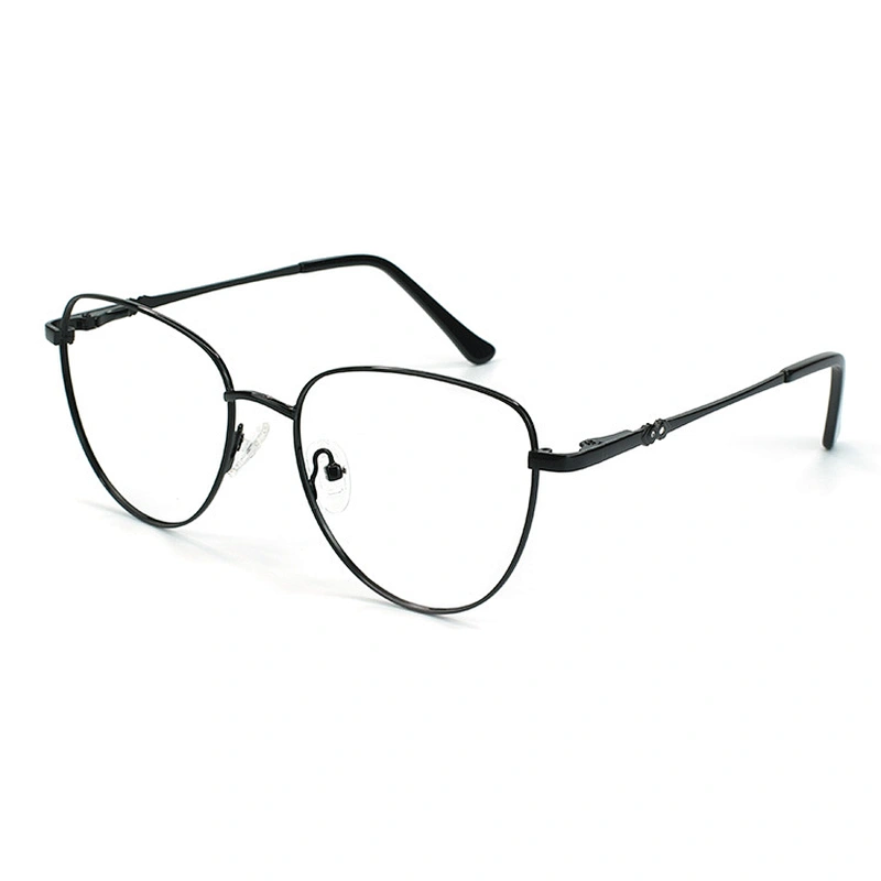 Lasted Style Eyeglasses Fashion Metal 5 color Optical Frame With Certificated