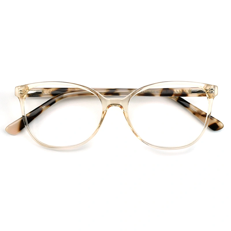 PS8093 flexible fashionable optical frames eyeglasses flexible safety acetate colorful glasses