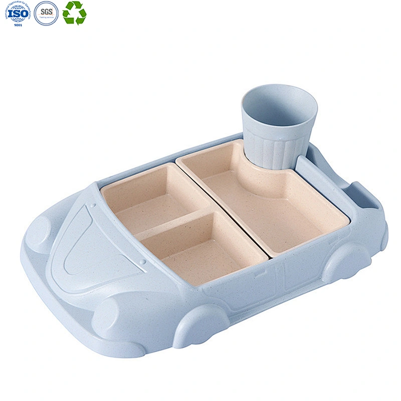Bamboo fiber plate for kids