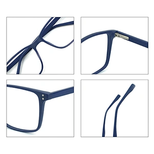 whole sale designers matte blue glasses eyewear fashion design square eyeglasses