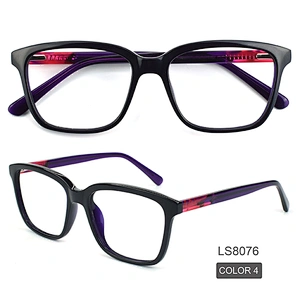 PS8076 Custom Anti-Blue Light Square Computer Eyeglasses Gaming working Glasses