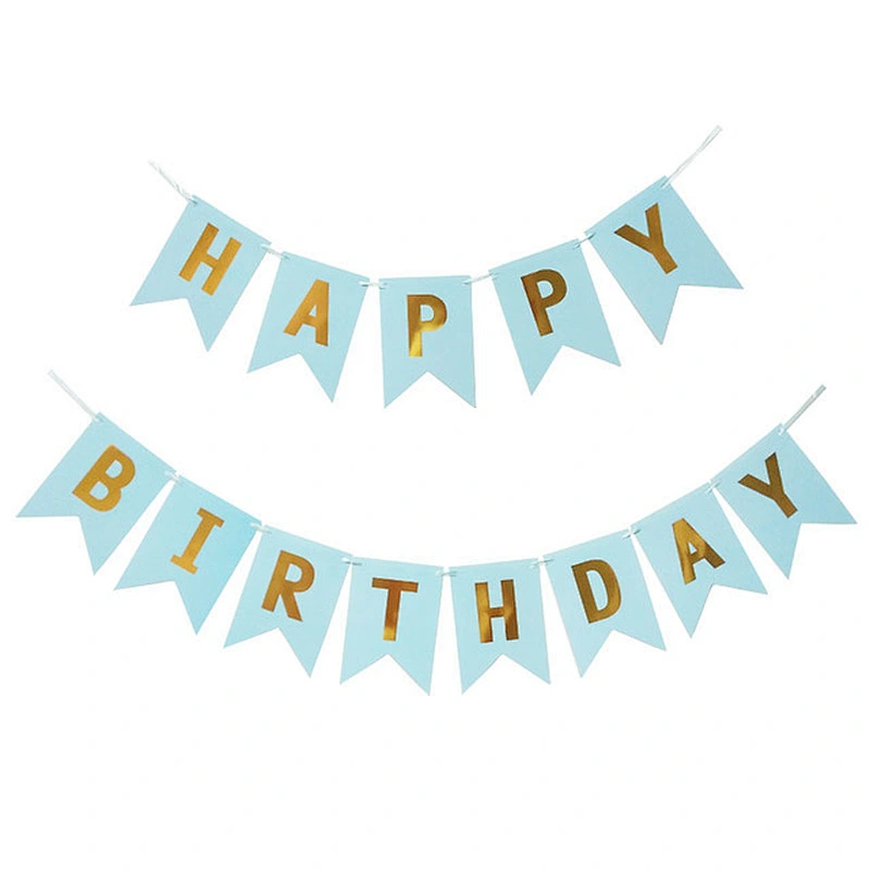 Wholesale Birthday Party Decoration Accessories Happy Birthday Banner Party Supplies