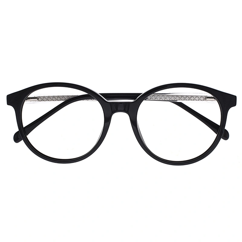 Vintage Retro Acetat Frame Clear Lens Glasses Fashion Eyewear Eyeglasses Round Circle Eye Glasses Optical Spectacle Frames