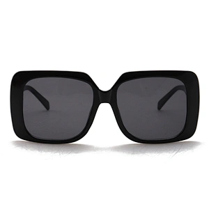 Amazon Hot Eyewear 2021 Square Fashion Oversized Leopard Women Sunglasses