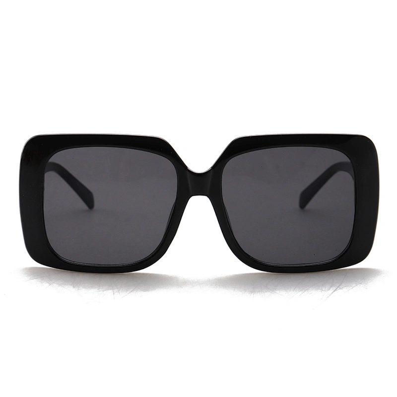 Amazon Hot Eyewear 2021 Square Fashion Oversized Leopard Women Sunglasses