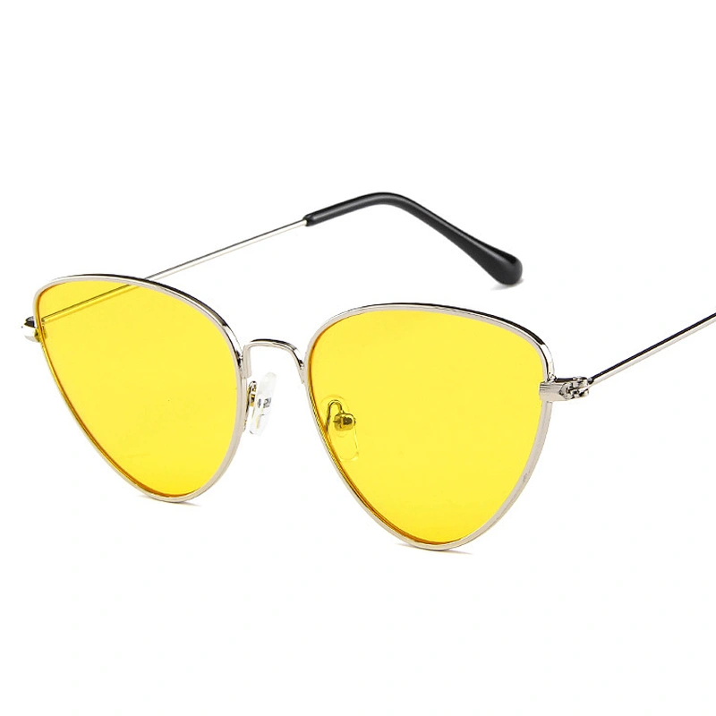 New Triangle Alloy Frame Sunglasses Men Women 2021 Fashion Shades UV400 Vintage Glasses