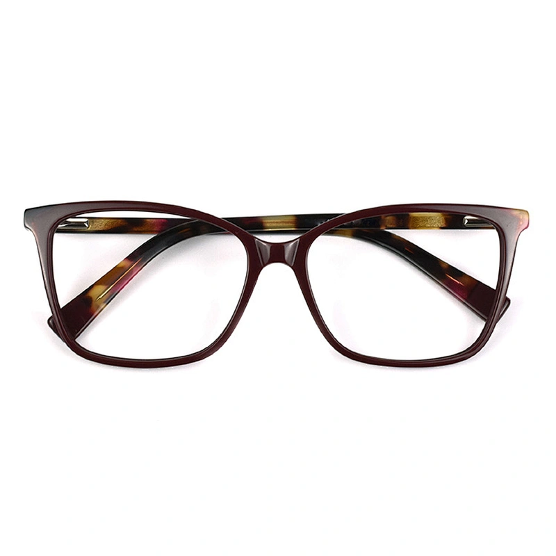 Factory wholesale high quality acetate optical frames square multicolor eyewearD