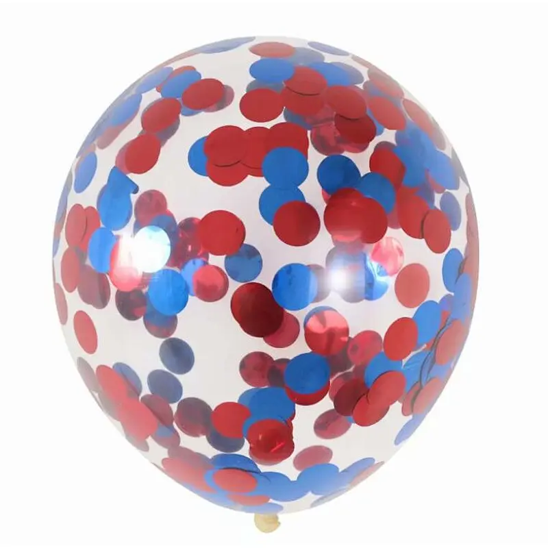 High Quality Globos 12 Inch Sequin Confetti Latex Balloons Wedding Birthday Party Decoration Balloon