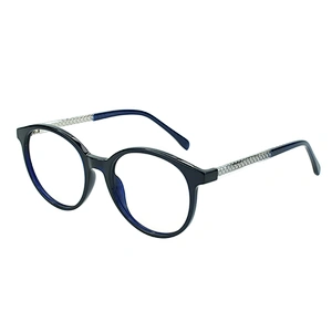 Vintage Retro Acetat Frame Clear Lens Glasses Fashion Eyewear Eyeglasses Round Circle Eye Glasses Optical Spectacle Frames