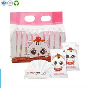 Cleaning non-woven wet wipes