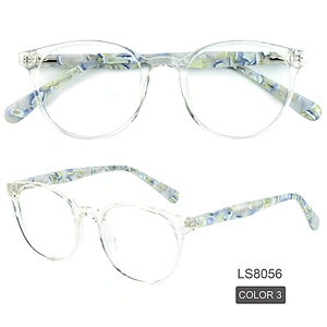 Stylish Round Transparent Glasses Computer Blue Light Blocking Cheap Glasses Women