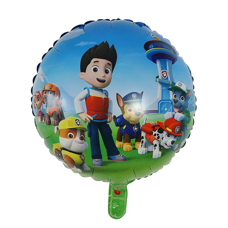 Cartoon character Paw patrol globos foil balloon for kids birthday party balloons decoration party supplies