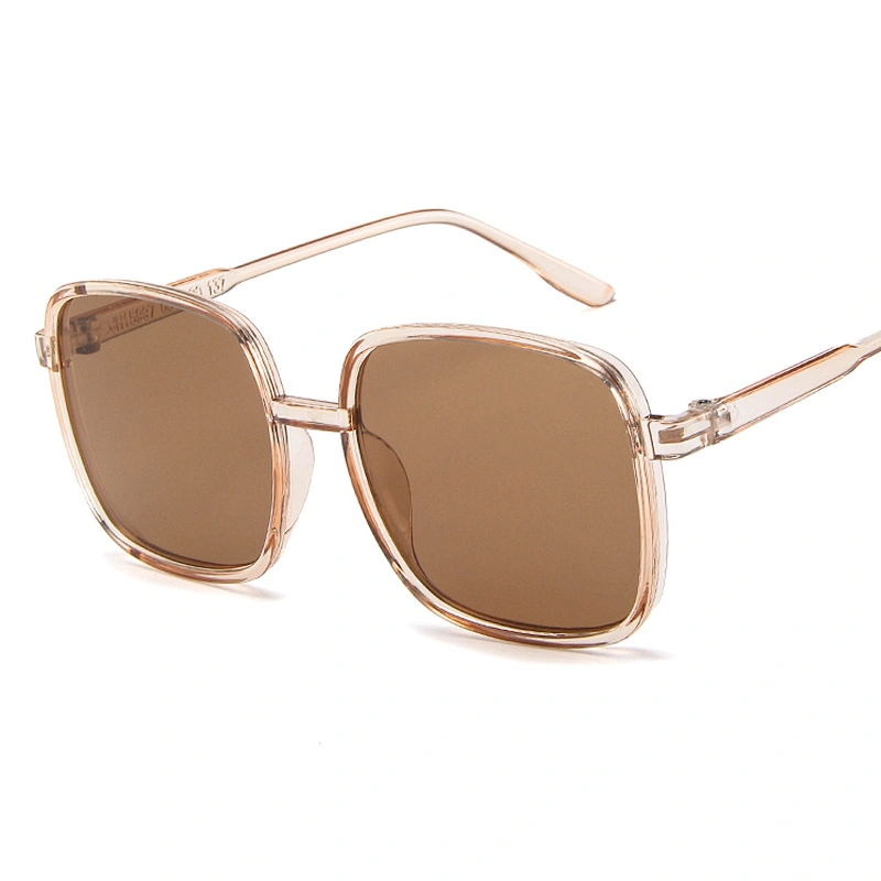 Factory promotion sale men and women new fashion big shades over size dazzling sunglasses