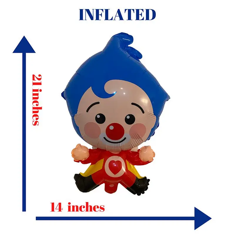 Plim Plim Clown Polka Dots Latex Globos 32 inch number foil balloons set For Kids Toy Birthday Party Decoration Supplies